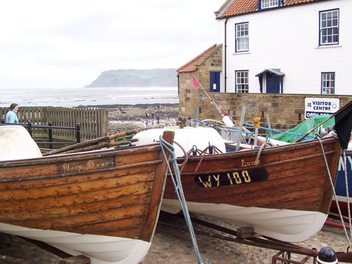 Boats at Robin Hood's Bay, North Yorkshire