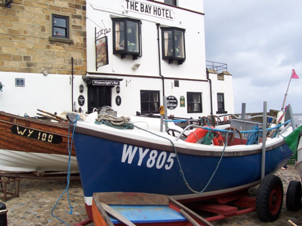 Boats at Robin Hood's Bay, North Yorkshire