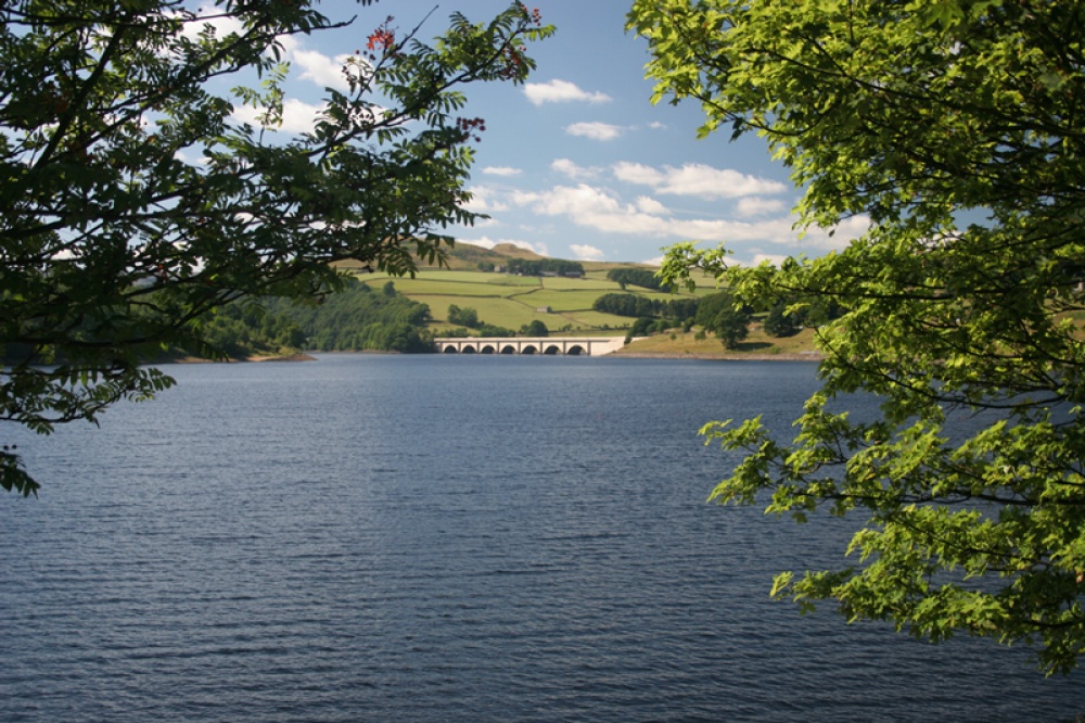 Looking across the Ladybower resevoir, Derbyshire