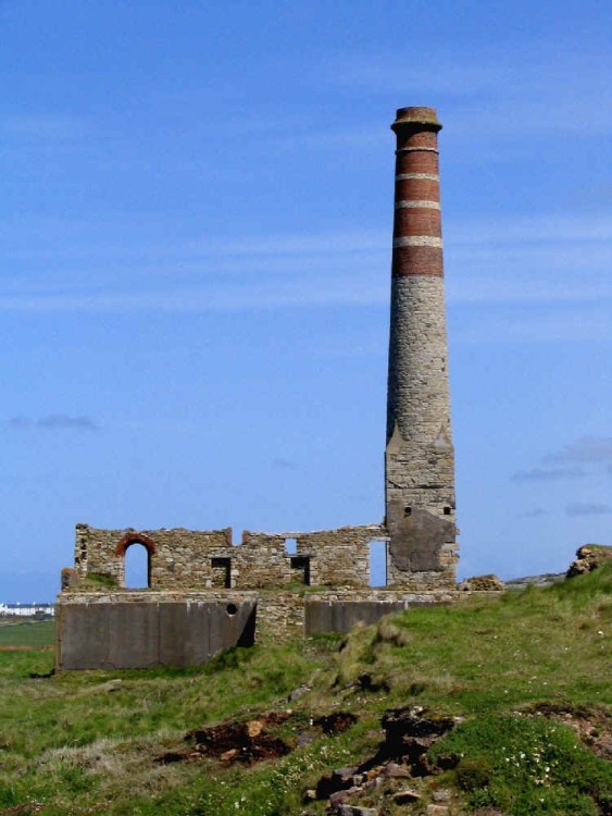 Levant Mine Compressor House.
A National Trust property near St. Just, Cornwall.