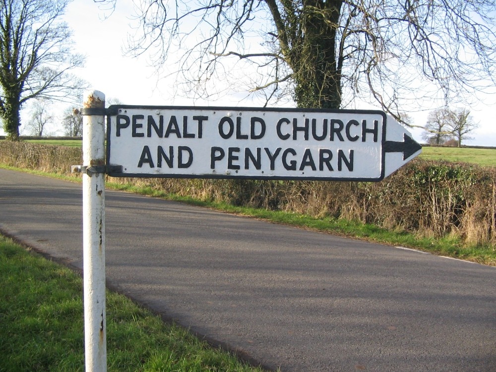 Near Penallt, as now known, Monmouthshire