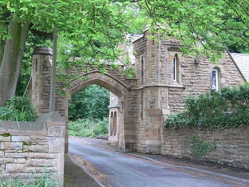Photograph of Scorton Priory gateway, Scorton Village, Nr. Garstang, Lancashire.