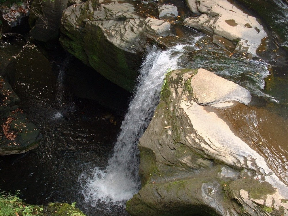 Photograph of Aberdulais Falls, Neath August 2006