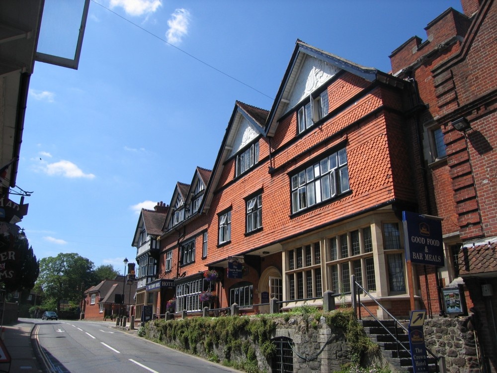 The Crown Hotel, Lyndhurst, New Forest, Hampshire.