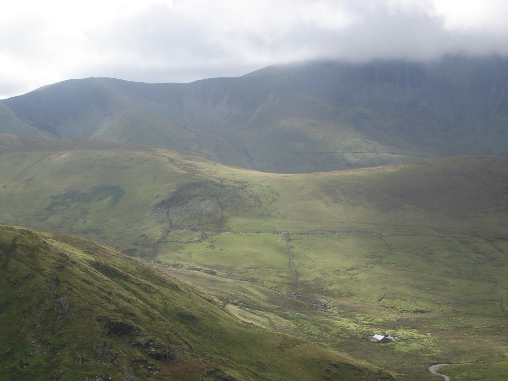 On the way to the Summit of Mount Snowdon, Llanberis, North Wales.