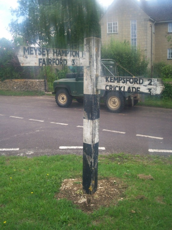 All a shimmer at Marston Meysey, Wiltshire's most northerly village