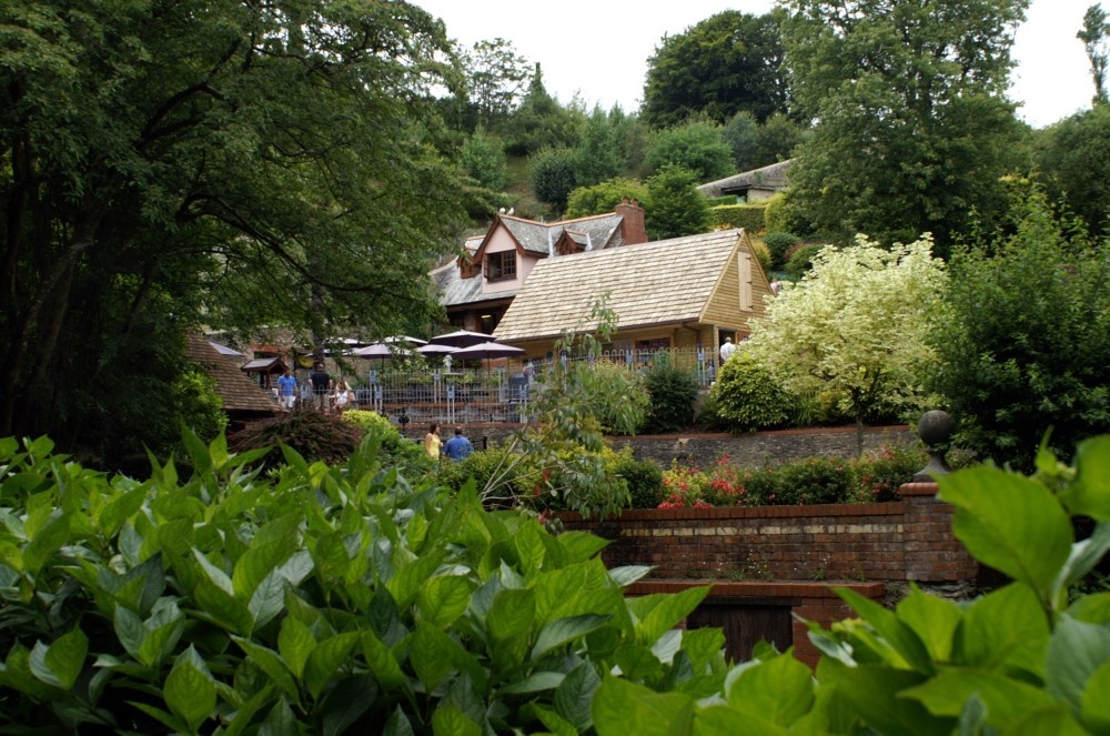 In the grounds of Watermouth Castle, Devon. july 2006 photo by Peter Evans