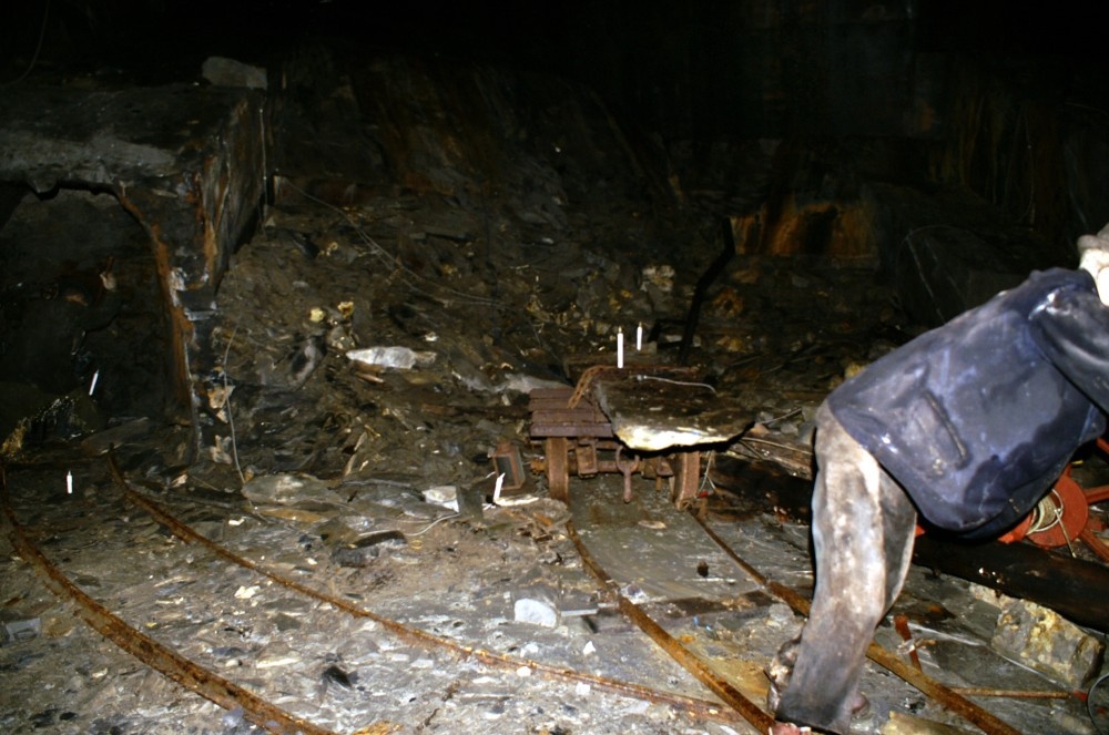 A picture of Llechwedd Slate Caverns