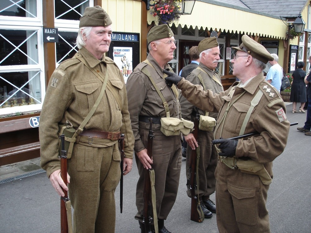 A WW2 Event at Embsay and Bolton Abbey Railway, North Yorkshire.