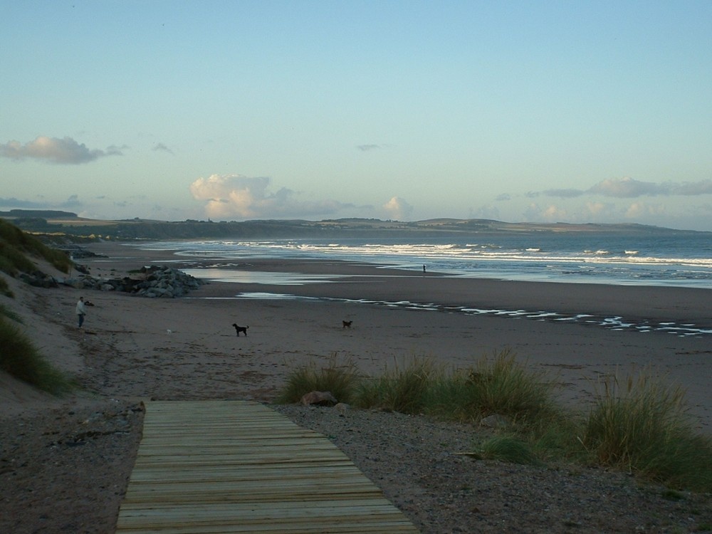 Montrose Beach looking towards St Cyrus