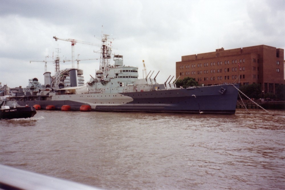 Old ship on the Thames