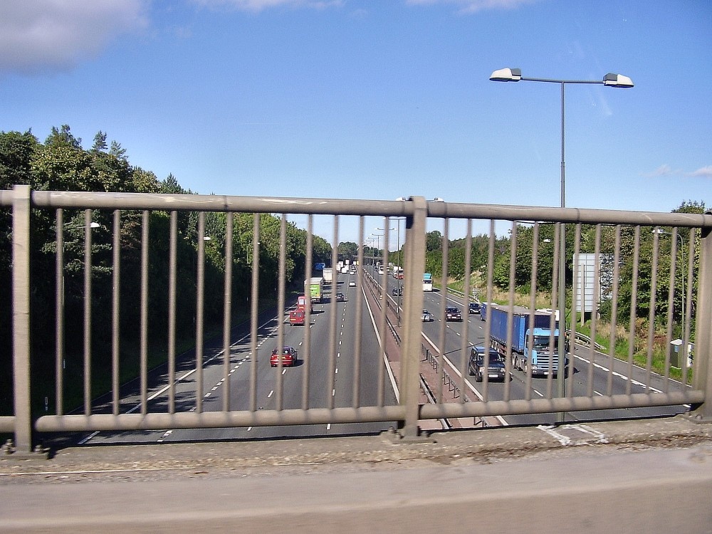 bridge over M1, Sandiacre, Derbyshire.