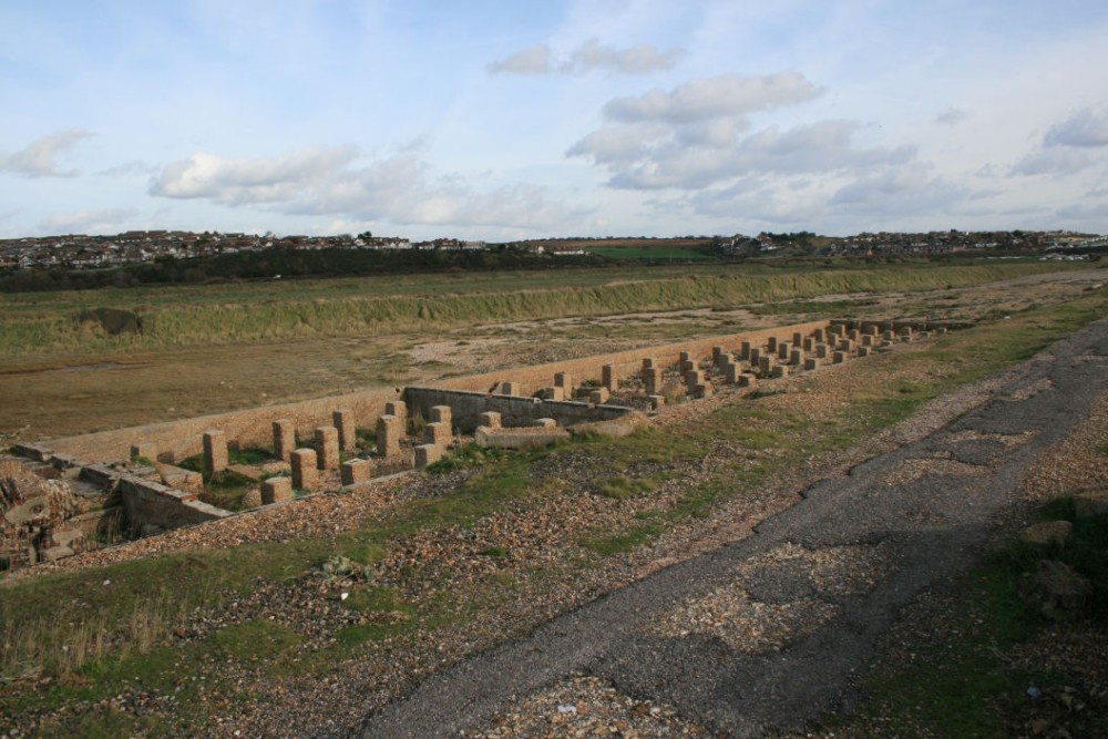 Photograph of Remains of watermill at Tidemills Village, Bishopstone, Newhaven