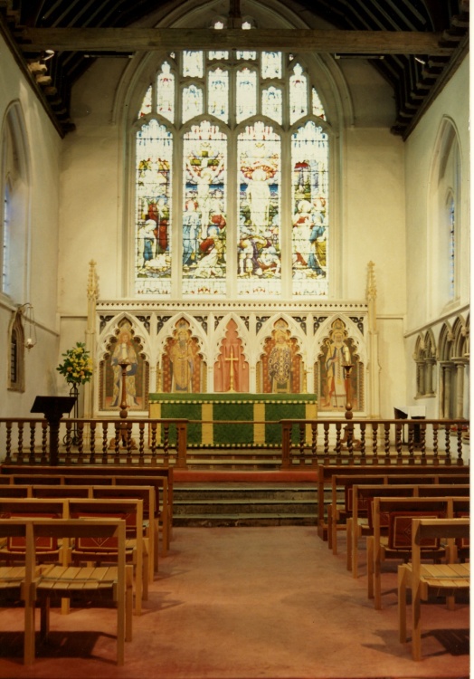 The interior showing the Choir, St. Nicholas Parish Church, Dereham, Norfolk