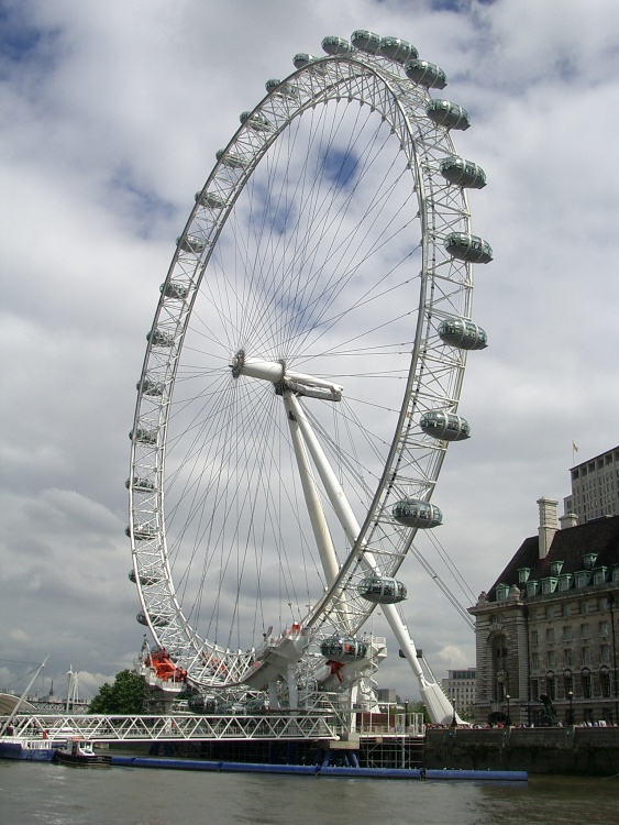 London Eye from across the Thames. London