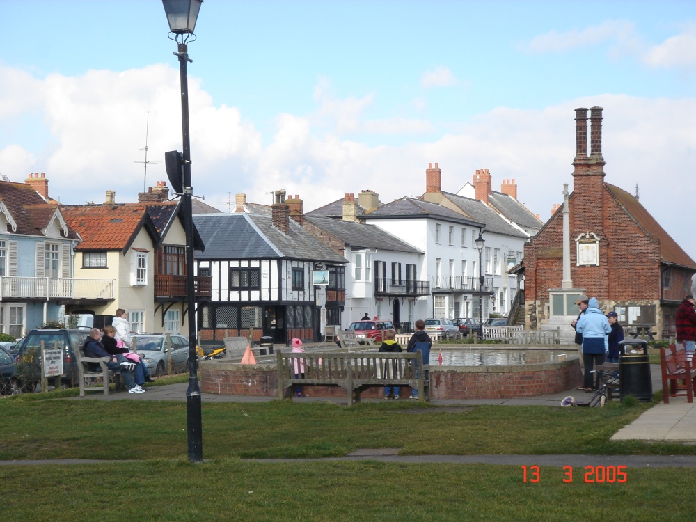 Aldeburgh Moot Hall and the Mill Inn, Aldeburgh, Suffolk.