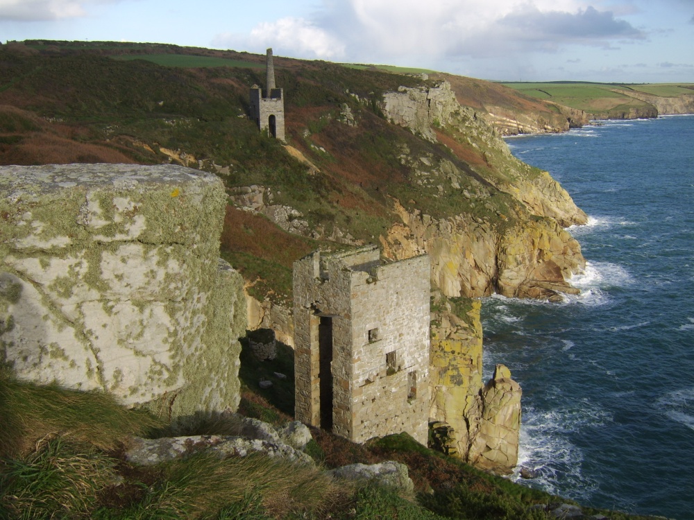 Tin mines at Rinsey, Cornwall