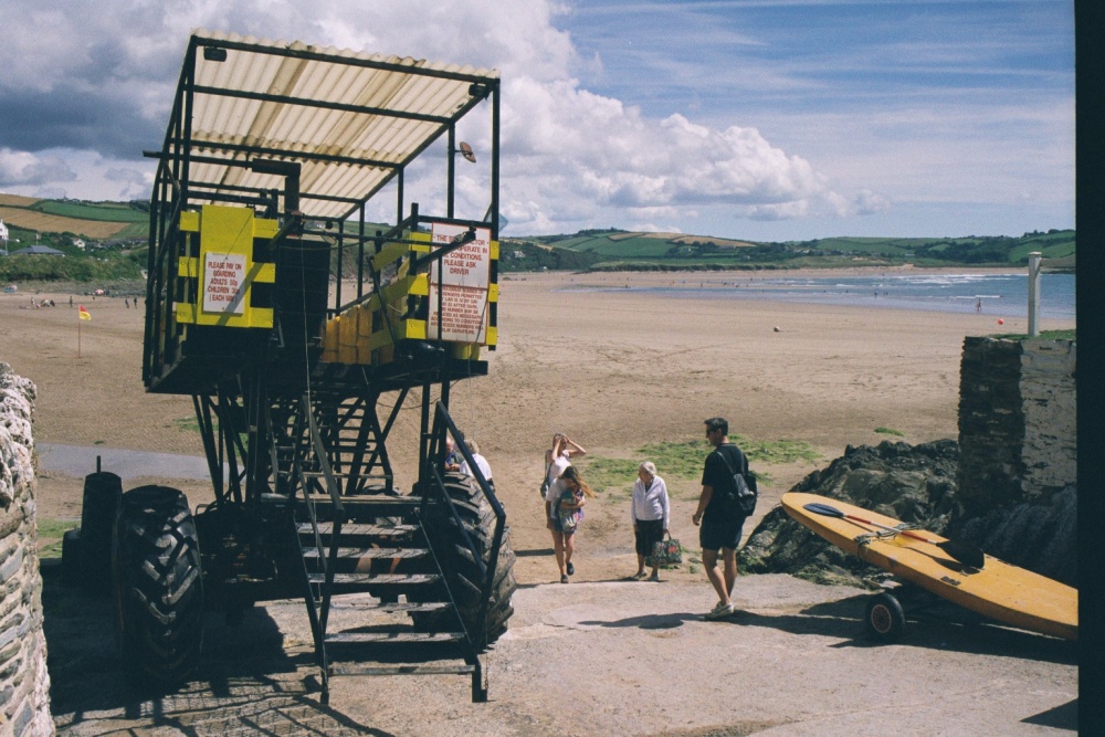 Sea Tractor, Burgh Island, Devon.