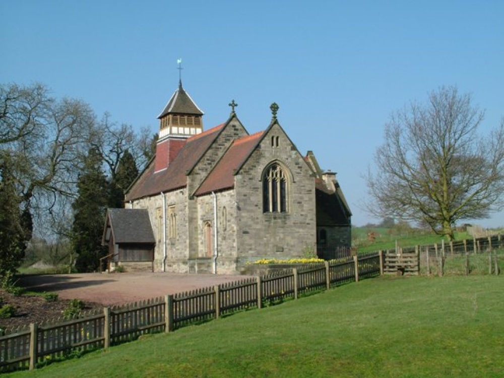 Photograph of St. Wystans, Bretby, Derbyshire.