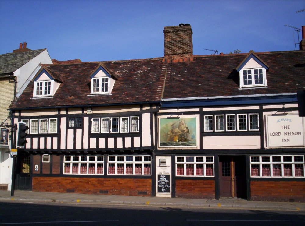 The Lord Nelson Inn, Ipswich Town, Suffolk.
