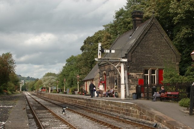 Photograph of Darley Dale Station, Darley Dale Peak Railway, Derbyshire.