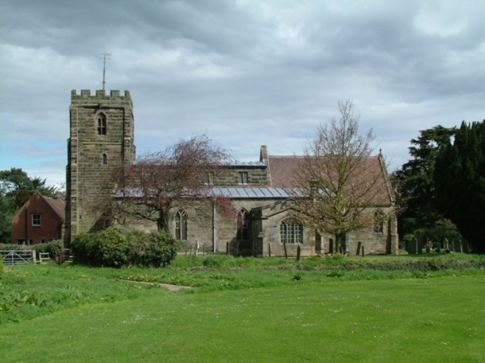 Photograph of St. Michaels Church, Kirk Langley, Derbyshire.