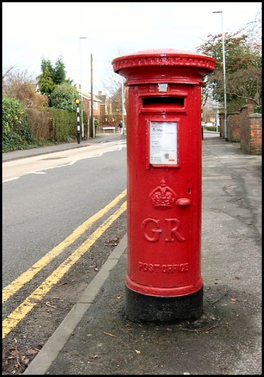 George V Postbox, Greetwell Road, Lincoln near Lincoln County Hospital.