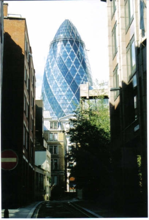 The Gherkin, London.