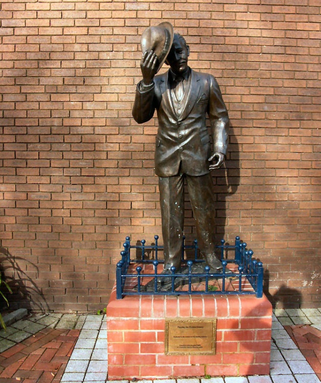 Hatter Statue, Denton, Greater Manchester.