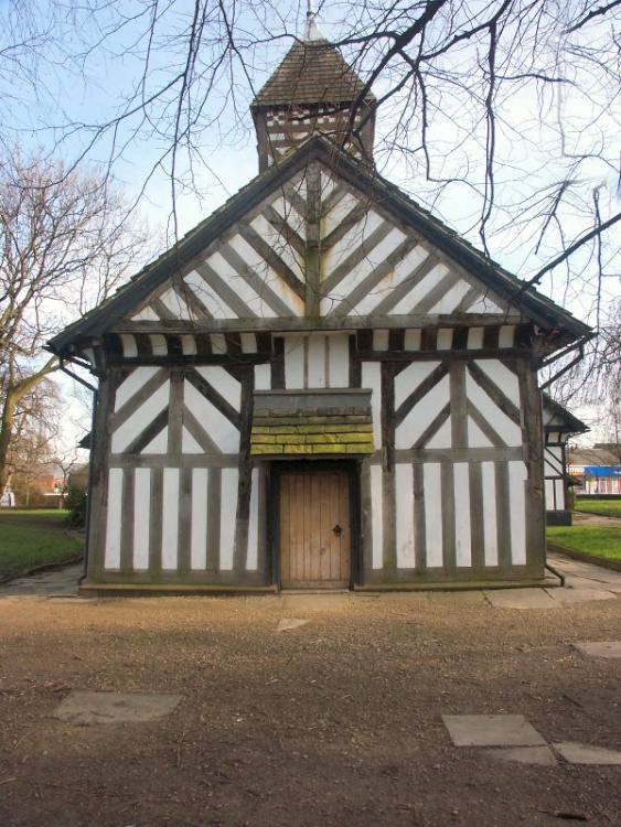 St. Lawrence Church Entrance, Denton, Greater Manchester.