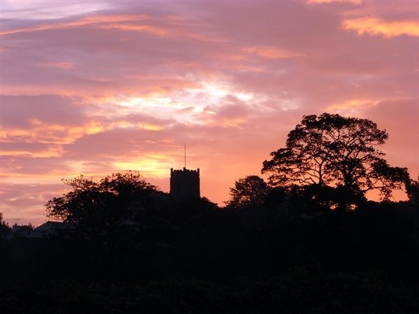 Sunrise over Melling, Merseyside.