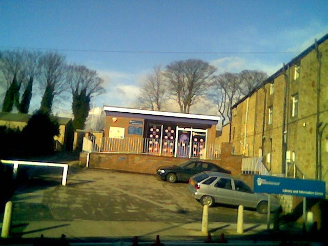 Tiny Library in  Cross hills Village Near the town of Keighley, West Yorkshire