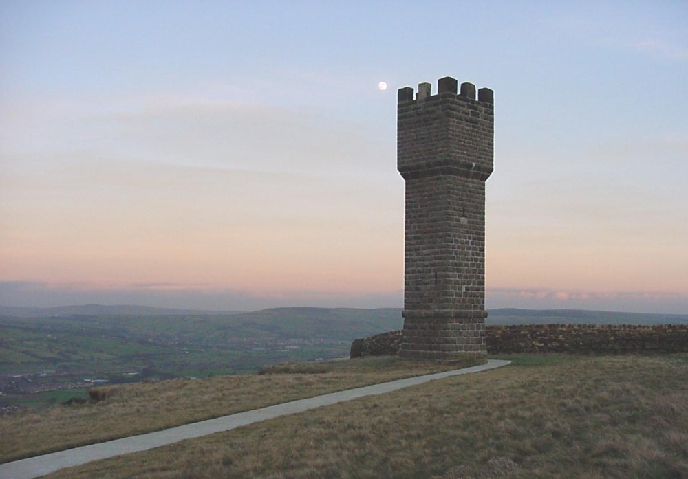 Lords Tower AKA Cowling Pinicle that overlooks the North Yorkshire Village of Cowling