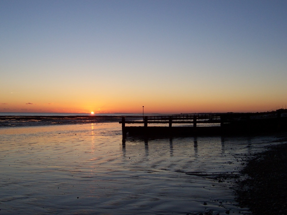 Photograph of Sunset Rustington, West Sussex.