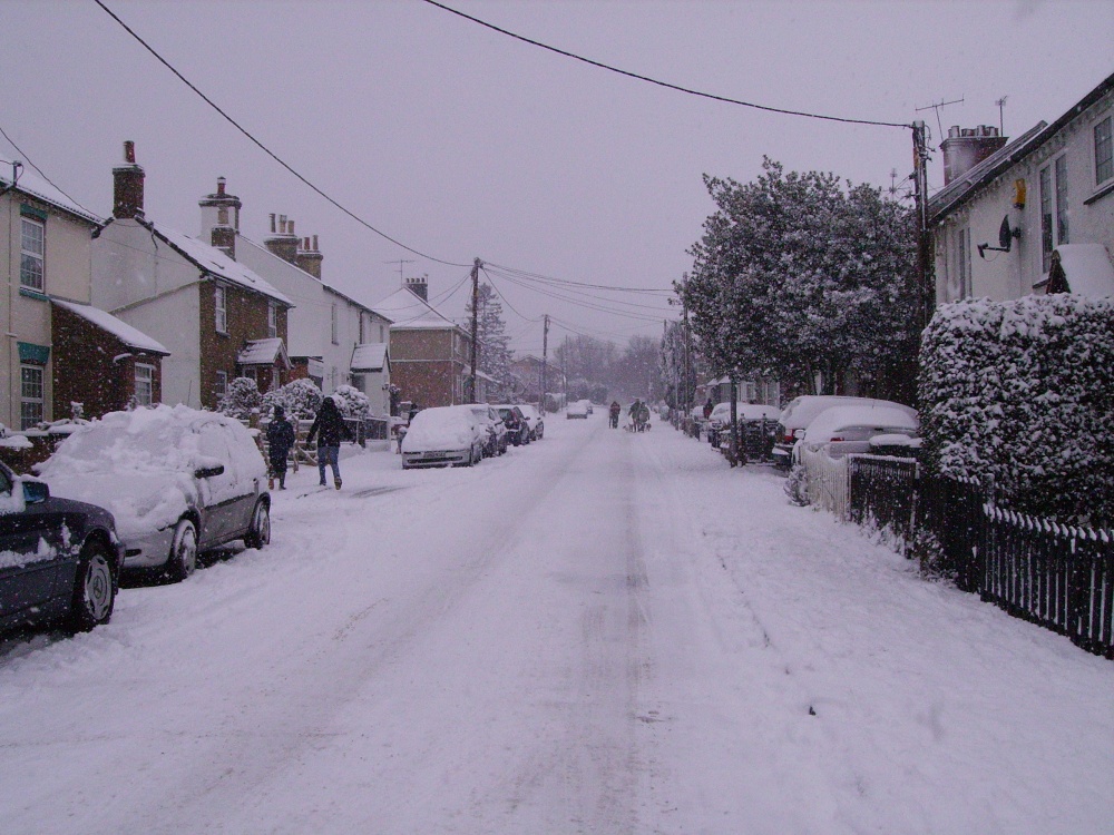 Photograph of Windmill Road, Flitwick 8th Feb 2007