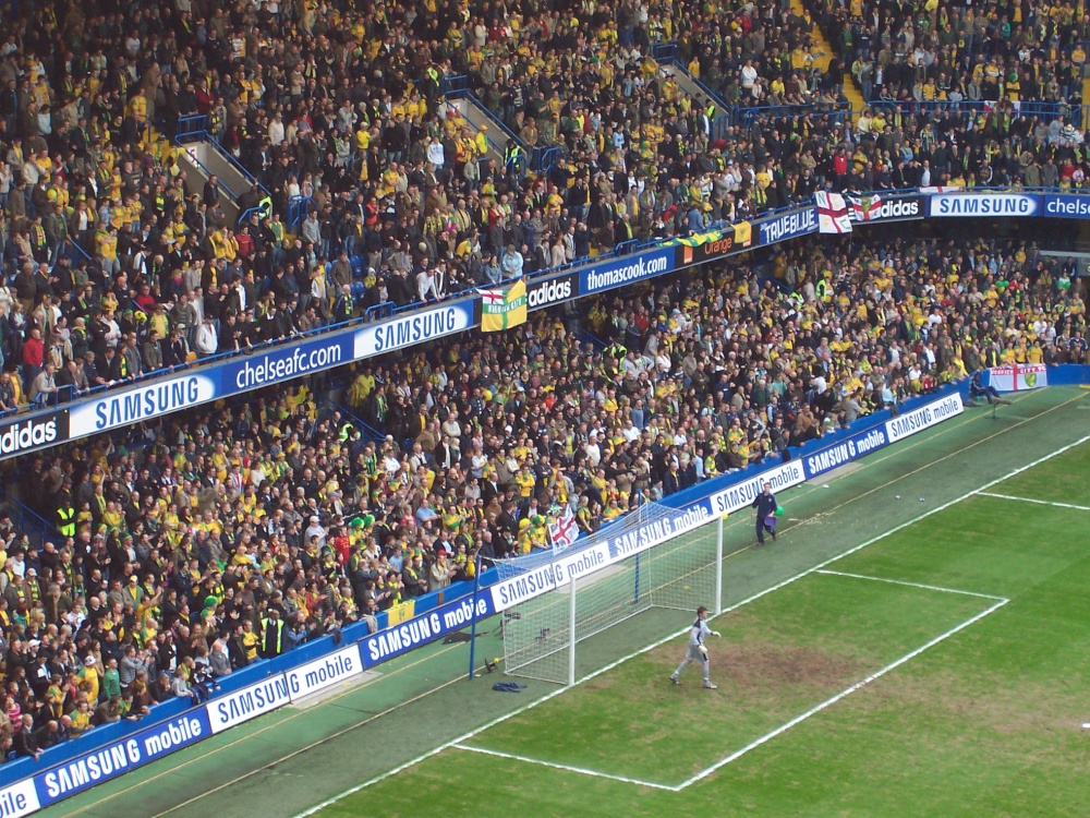 Shed End - Stamford Bridge - (Norwich Supporters FA Cup Match)