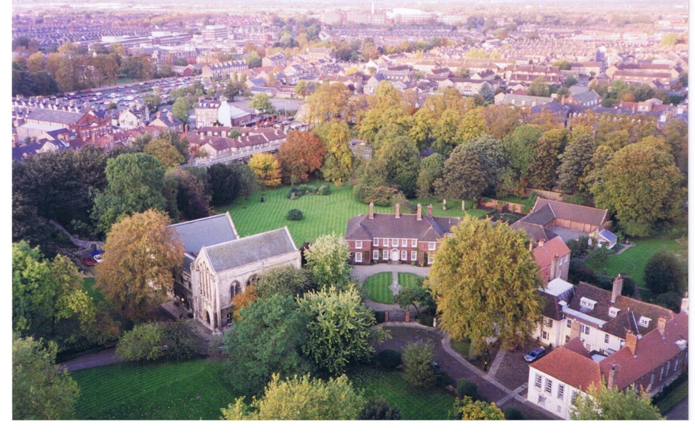 View from the tower of York Minster in York, North Yorkshire.