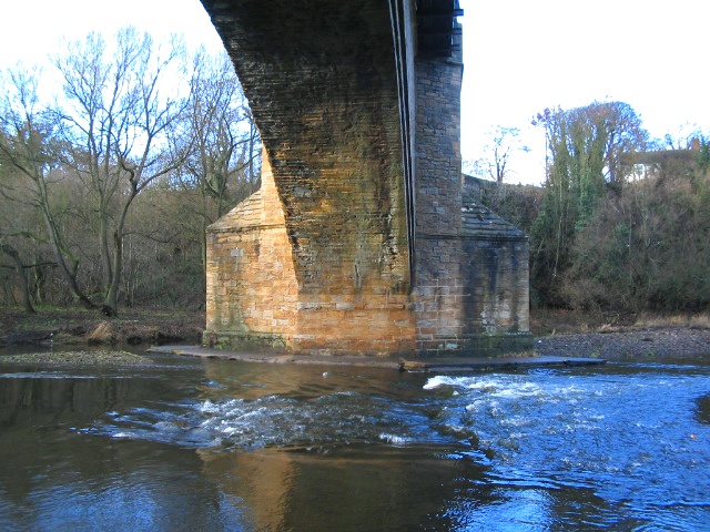 14th century bridge over the river Wear, Bishop Auckland, Durham