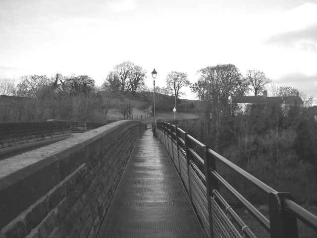 14th century bridge over the river Wear, Bishop Auckland, County Durham