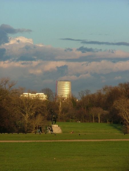 London Centre Point (Oxford Street) from Kensington Gardens