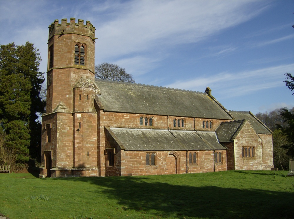 Wetheral, Cumbria. Wetheral Parish Church, on a glorious sunny afternoon