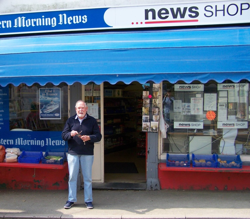 Post office and general store. Stratton, Cornwall