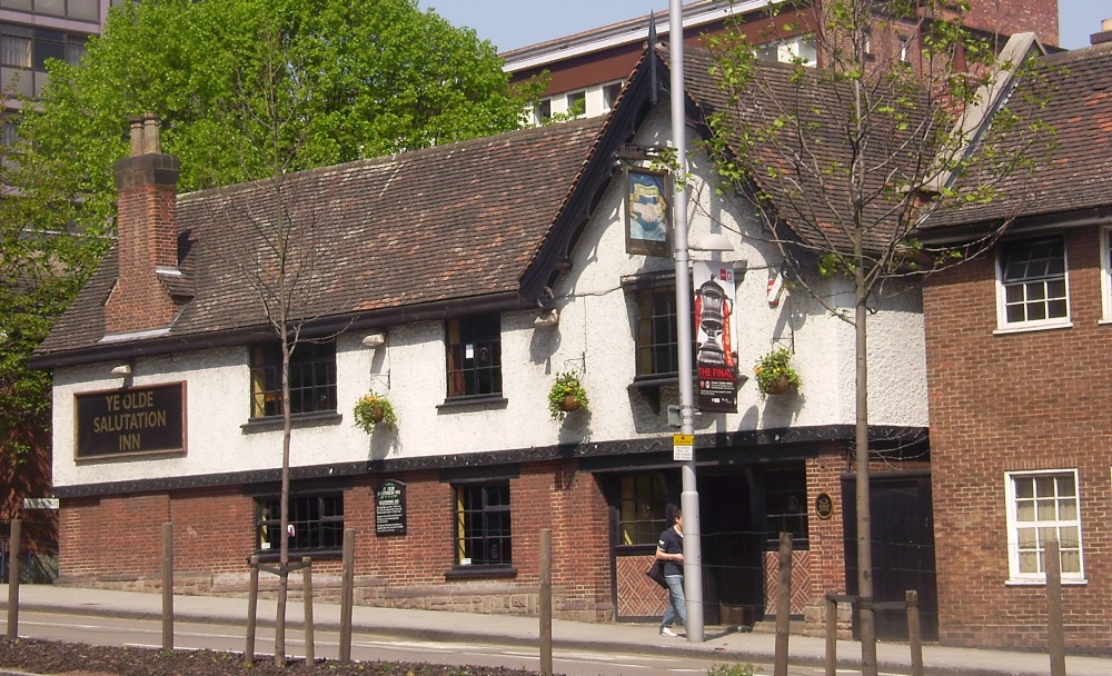 Ye Olde Salutation Inn on Maid Marion Way, Nottingham, Nottinghamshire