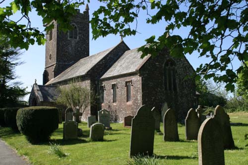 Photograph of Thelbridge Church of St. David, mid-Devon, 2-3 miles from Witheridge