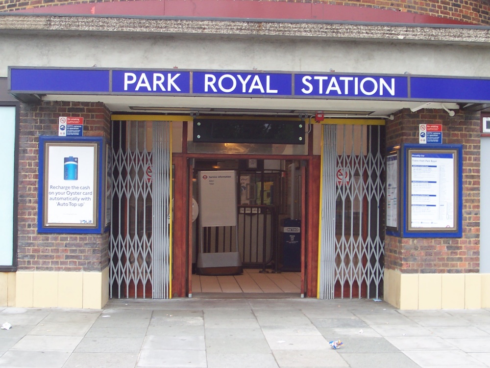 Photograph of Park Royal Station Entrance