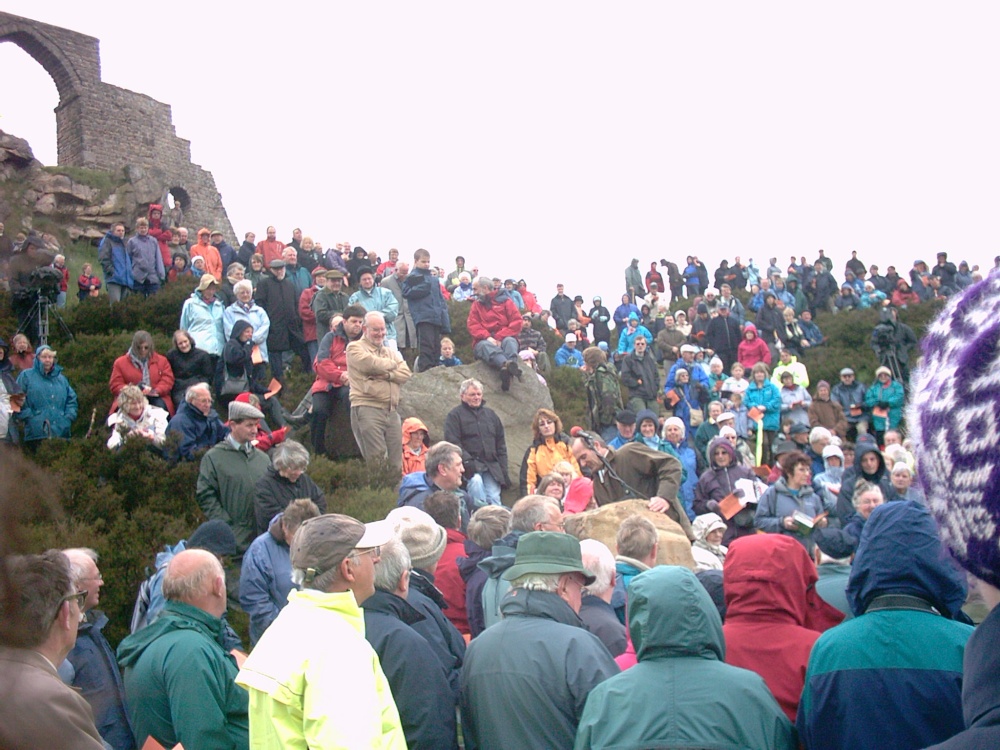 Open air celebration at Mow Cop. 2.30pm Sunday, 27th May 2007 photo by David John Walters