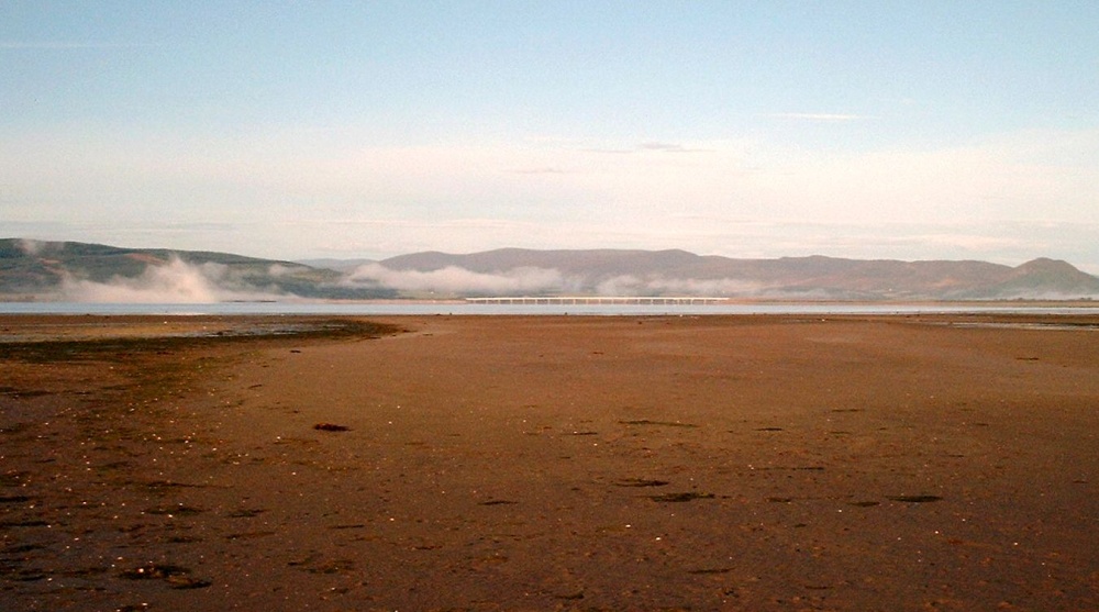 Mist on the Dornoch firth, Scotland