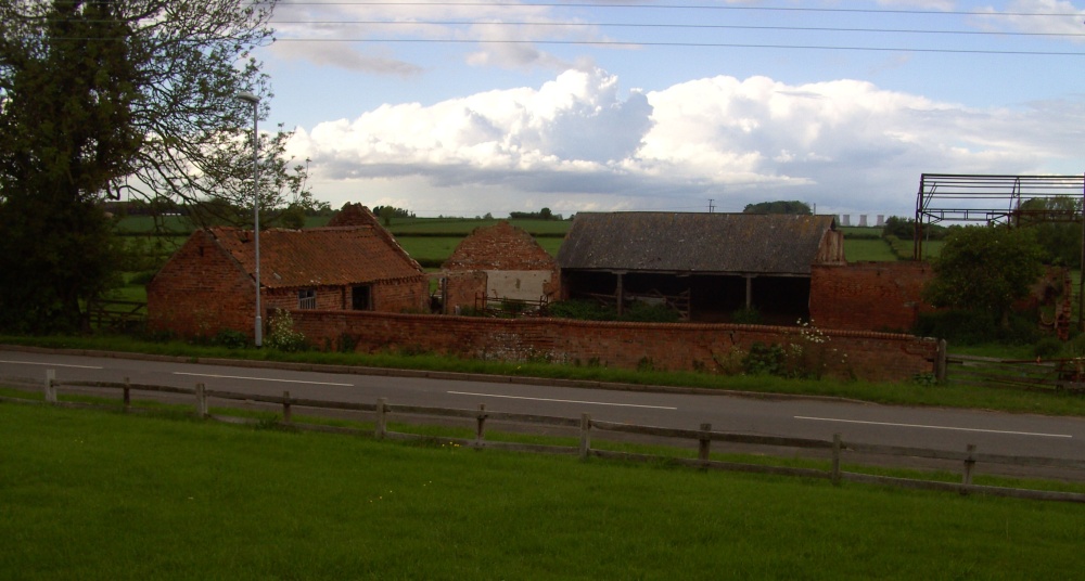 Photograph of Some old farm buildings in Stokeham in Nottinghamshire.