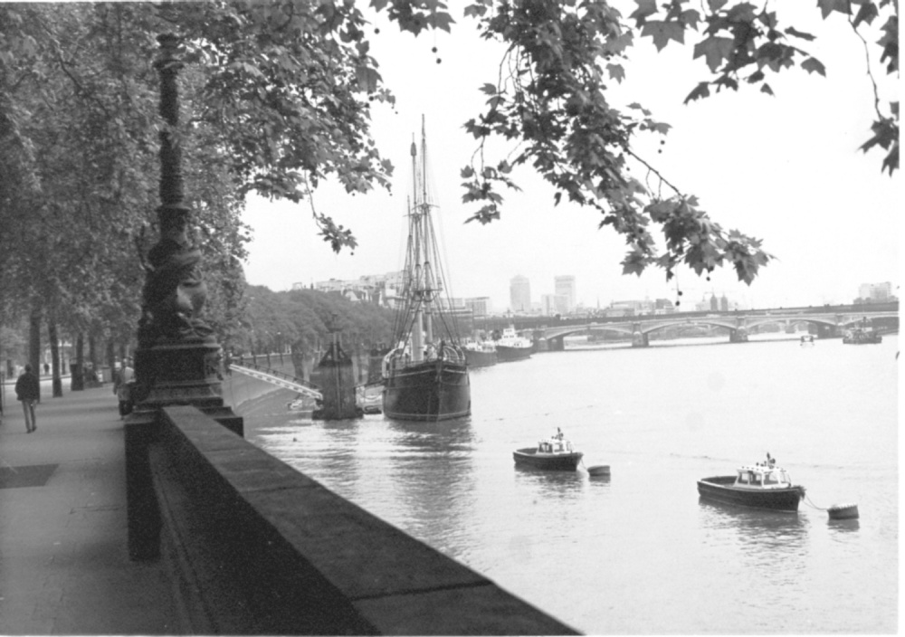 The Thames River in London