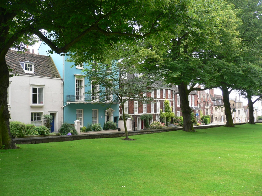 Houses near Lincoln Cathedral